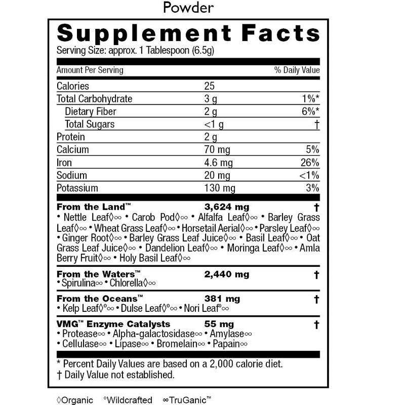Healthforce Superfoods - Vitamineral Green - 500 g Powder, 2 of 3