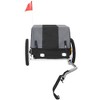 Whisen Heavy-Duty Bike Cargo Trailer with Removable Waterproof Cover with 88 lbs Capacity, 16" All-Terrain Wheels - Black - 4 of 4