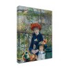 Trademark Fine Art -Renoir 'Two Sisters On The Terrace 2' Canvas Art - 4 of 4