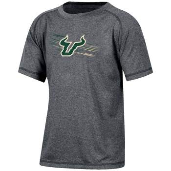 NCAA South Florida Bulls Boys' Gray Poly T-Shirt