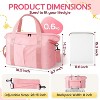 Travel Duffle Bag, Carry On with Trolley Sleeve, Sport Gym Bag for Women Men, Hospital Labor Bag - 2 of 4