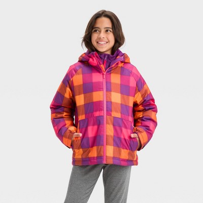 Kids' 3-in-1 Jacket - All In Motion™ Dark Purple L : Target