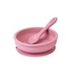 SARO "Nordic Party" 3-Piece Silicone Baby Feeding Set: Suction Plate, Spoon & Cup for Self-Feeding - 2 of 4