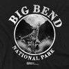 Men's Big Bend National Park Coyote In The Moonlight  Dark Crewneck Sweatshirt - 2 of 4