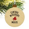 University of Central Missouri Mules Wood Christmas Tree Holiday Ornament - 4 of 4