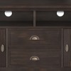 72" Solid Wood Transitional TV Media Stand with Two Drawers, Two Framed Doors and Adjustable Shelves for Living Room and Bedroom - 4 of 4