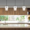 JONATHAN Y 11.25" 1-Light Hayes Industrial Farmhouse Iron/Glass LED Pendant Oil Rubbed Bronze/Clear: Vintage Style Hanging Ceiling Fixture - 4 of 4