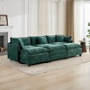PAGED Cloud Sofa Comfy Double Layer Upholstered Couch with Breathable Chenille Fabric, 1-Seater Sofa for Living Room, Ottoman Not Included - 2 of 4