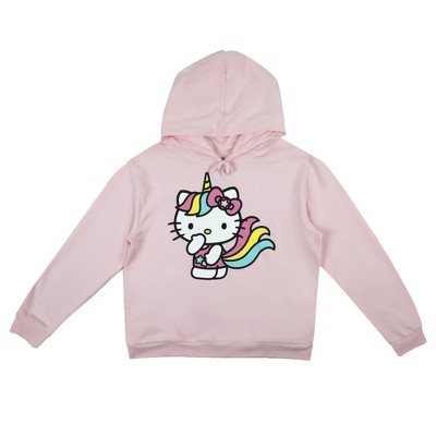 Women's Sanrio Hello Kitty Bow Zip-up Graphic Hoodie - Pink : Target