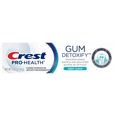 Crest Gum Detoxify Deep Clean Toothpaste, .85 oz
