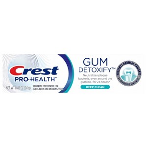Crest Gum Detoxify Deep Clean Toothpaste, .85 oz - 1 of 2