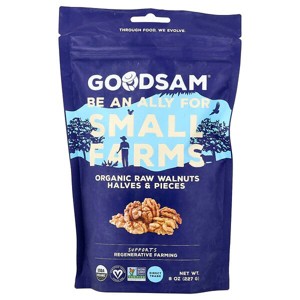 GoodSam PBC, Organic Raw Walnuts, Halves & Pieces, 8 oz - 1 of 4