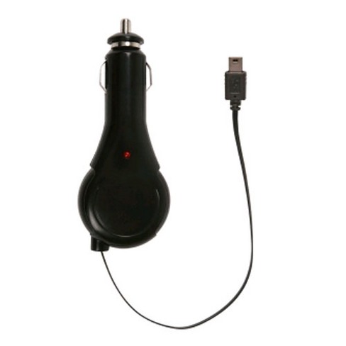 Wireless Solutions Mini Usb Retractable Car Charger For Garmin asus Garminfone Target