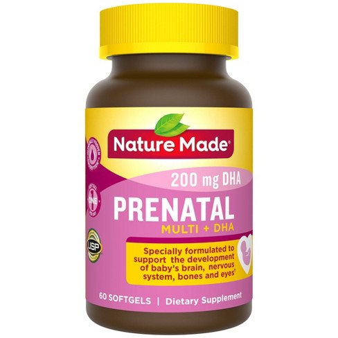 Nature Made Prenatal Multivitamin Dha Softgels