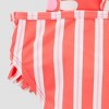 Carter's Just One You&#174 Toddler Boys' Long Sleeve Floral Striped 2PC Rash Guard Swimsuit Sets - Pink - 4 of 4