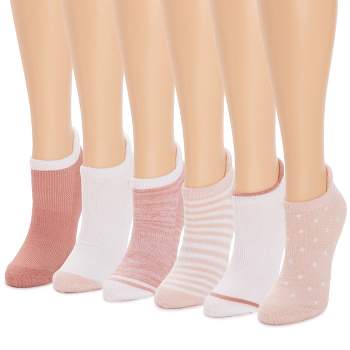 Muk Luks Women's 6 Pack Dream Step Ankle Socks