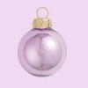 Northlight Pearl Finish Glass Christmas Ball Ornaments - 2.75" (70mm) - Soft Lavender - 12ct - 2 of 4