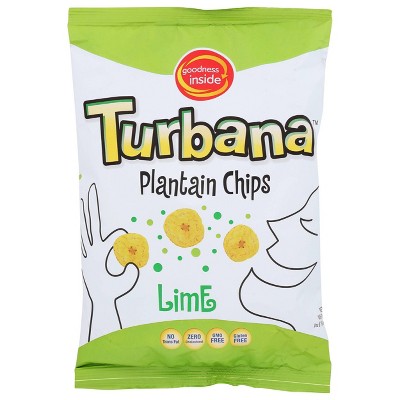 Turbana Lime Plantain Chips - 7oz/12pk