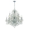 Crystorama Lighting Imperial 12 - Light Chandelier in  Polished Chrome - 3 of 4