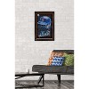 Trends International MLB New York Mets - Neon Helmet 23 Framed Wall Poster Prints - 2 of 4