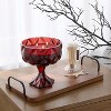 Faceted Coup Haunt Couture Glass Filled Red Wax Candle - Threshold™ - 2 of 4