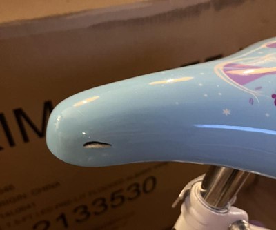 Frozen bike with online parent handle