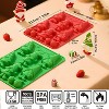 JDICTION 2 Pack Christmas Silicone Molds - Gnome + Bell Designs for Chocolate, Baking, Mini Cakes, Soap, Jello, Candles - 4 of 4