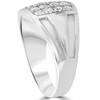 Pompeii3 1 cttw Diamond Mens Ring 10k White Gold - 2 of 4