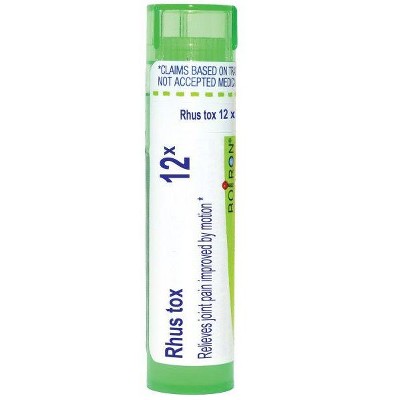 Rhus Tox 12X by Boiron Homeopathic Single Medicine For Pain  -  80 Pellet