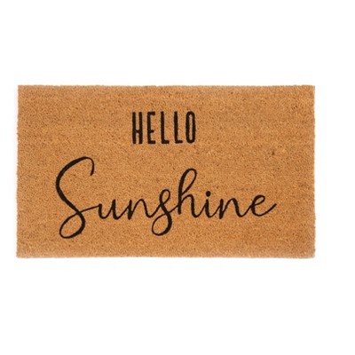 "Hello Sunshine" Doormat - Shiraleah