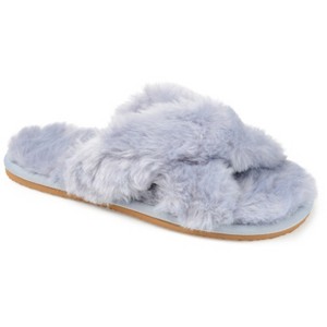 Journee Collection Womens Winkk Comfort Insole Slip On Slide Open Toe Slippers - 1 of 4