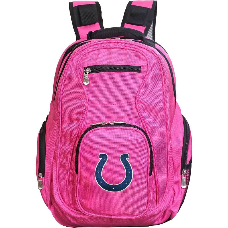 NFL Indianapolis Colts Premium 19&#34; Laptop Backpack - Pink, 1 of 2