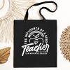 Simply Sage Market The Influence Of A Good Teacher Apple Canvas Tote - One Size - Black - 3 of 4