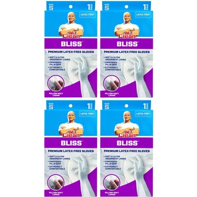 Mr. Clean Bliss Premium Latex-Free Gloves - 4 Pack