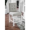 NicBex 2pc Dining Chair Kitchen Upholstered Dining Room Furniture Wooden Bufted Accent Chair with Cushion Seats,Gray - 2 of 4