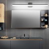 Runesay 40" Modern LED Matte Black Bathroom Vanity Light 24W Adjustable Black Vanity Lighting Modern LED Bathroom Vanity Light Fixtures Over Mirror - 4 of 4