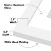 Americanflat Picture Frame with Mat - Wood with Glass Cover - 3 of 4