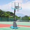 VisioGear Lawn Sports Sets, Portable Basketball Hoop with Base and Wheels, Basketball Hoop and Goals for Teenagers Adults, Clear, 32"*120"*44" - 2 of 4