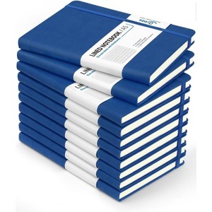 Hardcover Journal Notebooks, 10 Packs A5 Lined Journals Bulk for Writing 200 Pages/100Sheets - 1 of 4