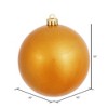 Vickerman Antique Gold Ball Ornament - image 2 of 4