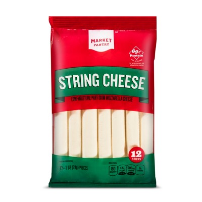 Individually Wrapped Mozzarella String Cheese Sticks – 12oz – Market ...