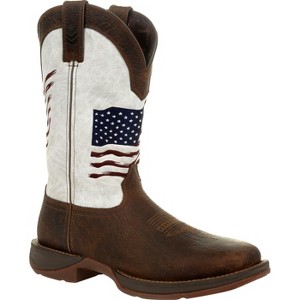 Men's Rebel by Durango Distressed Flag Embroidery Western Boot - 1 of 4