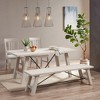 CAVINAS Dining Chairs Kitchen Chairs Set of 2 Stool Country-inspired Dining Chairs in Solid Wood Frame for Kitchen - 4 of 4