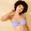 Women's Pucker Textured Bandeau Bikini Top - Wild Fable™ - 3 of 4