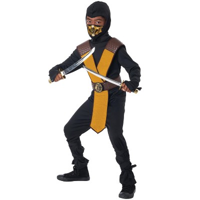 California Costumes Dragon Master Ninja Child Costume (Yellow), Large