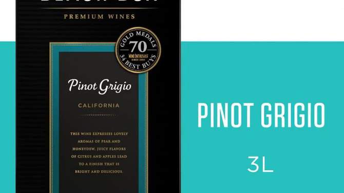 Black Box Pinot Grigio White Wine - 3L Box Wine, 2 of 7, play video