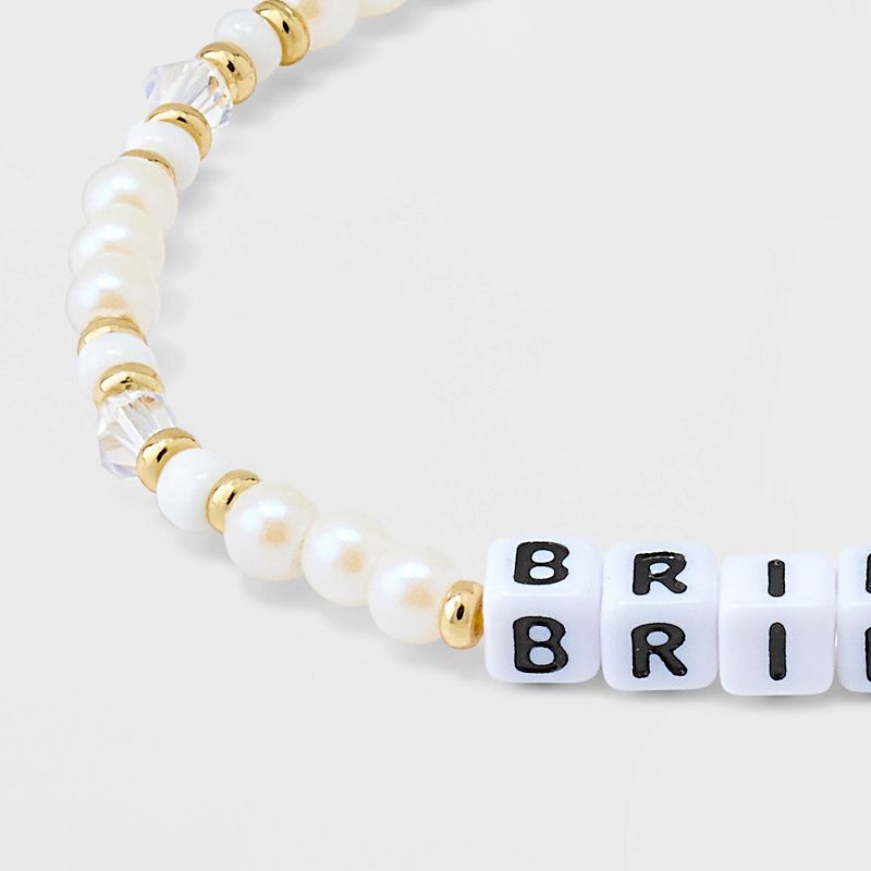Little Words Project Bride Beaded Bracelet, 5 of 6