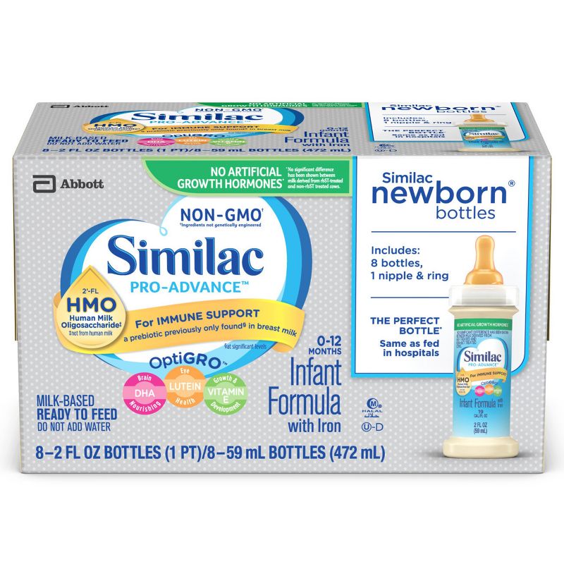 Similac Pro-Advance Non-GMO Infant Formula with Iron - 16 fl oz Total, 4 of 9