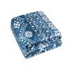 Washable Rug Area Rug Moroccan 9x12 - Ultra-Thin Non-Slip Boho Geometric Carpet Blue/White for Living & Dining - 3 of 4
