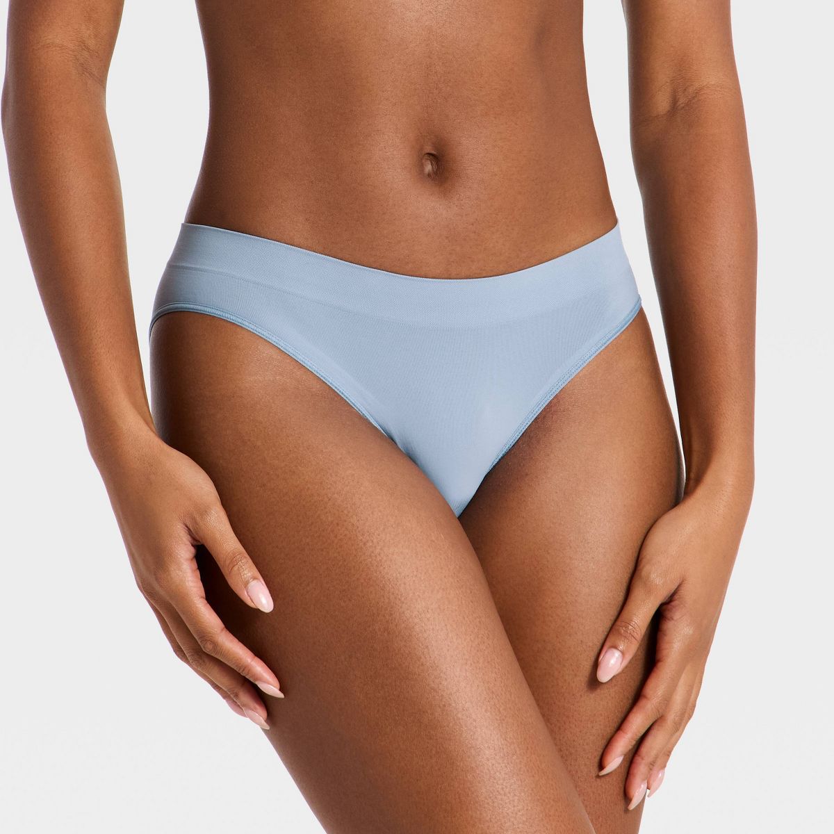 Women's Seamless Solid Bikini Underwear - Auden™